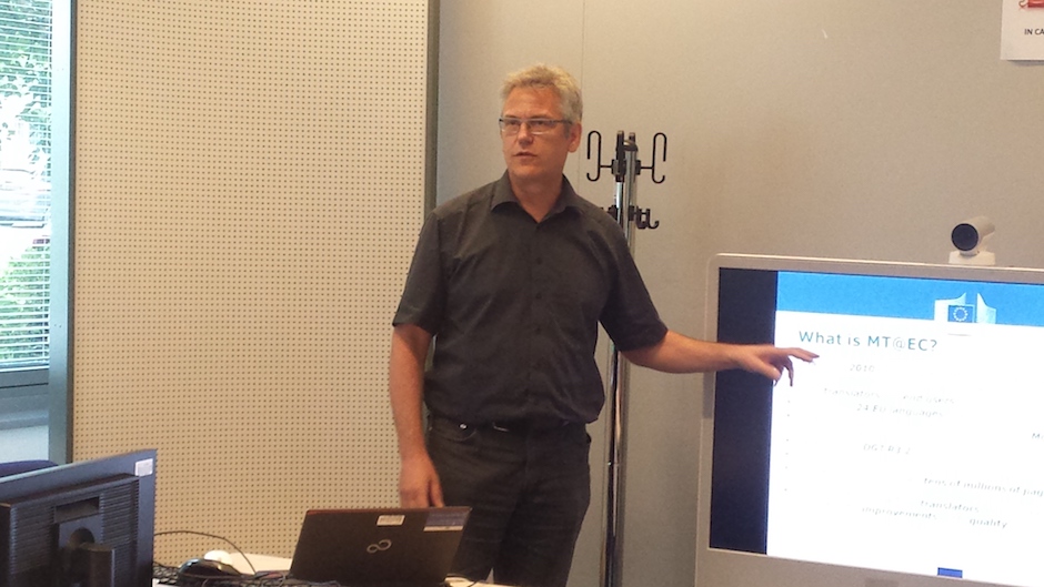 Presentation by Andreas Eisele, Project Manager Machine Translation