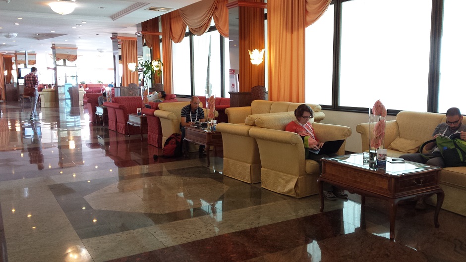 The LREC takes place in a nice hotel...